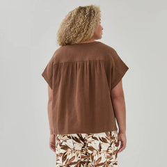 Women+ Gauze Dolman Top