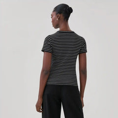 Slim Fit Ribbed T-Shirt