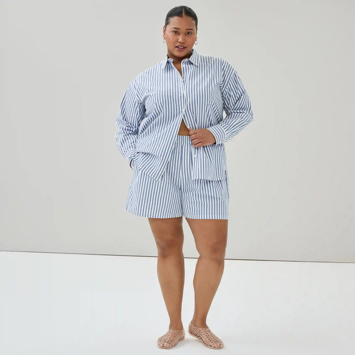 Women+ Striped Boxer Short