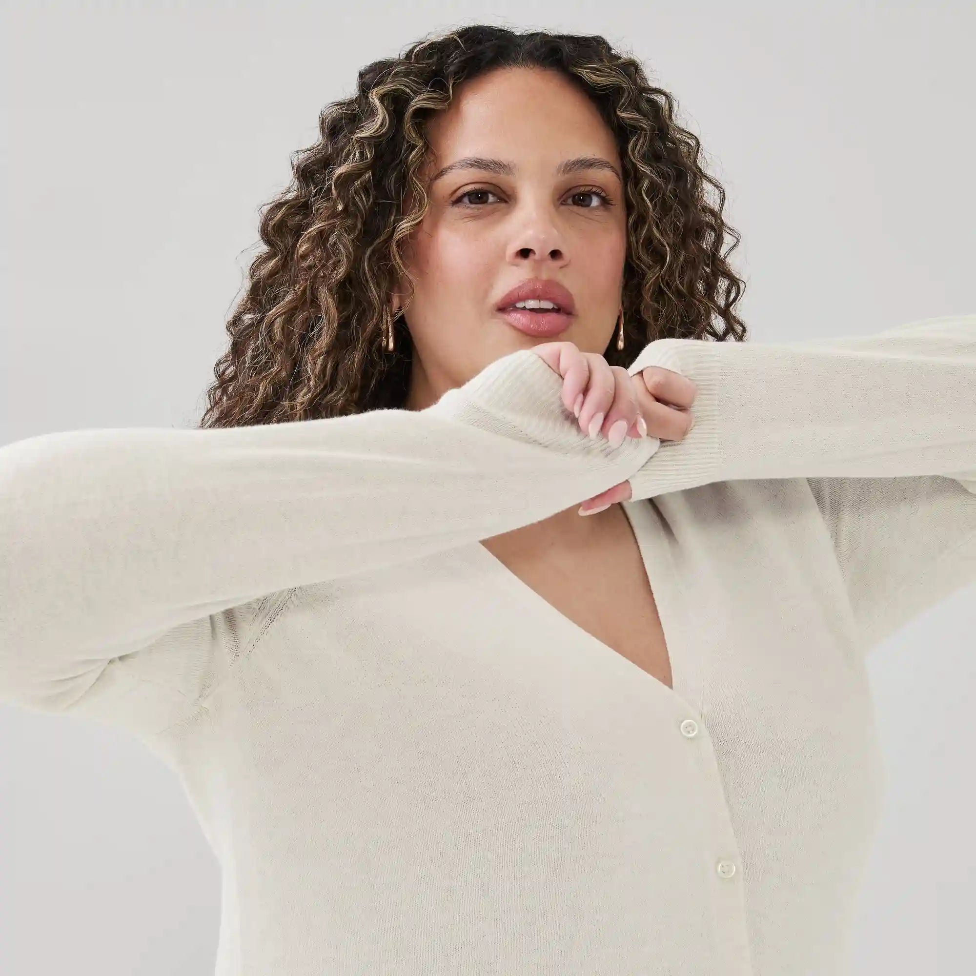 Women+ V-Neck Cardigan