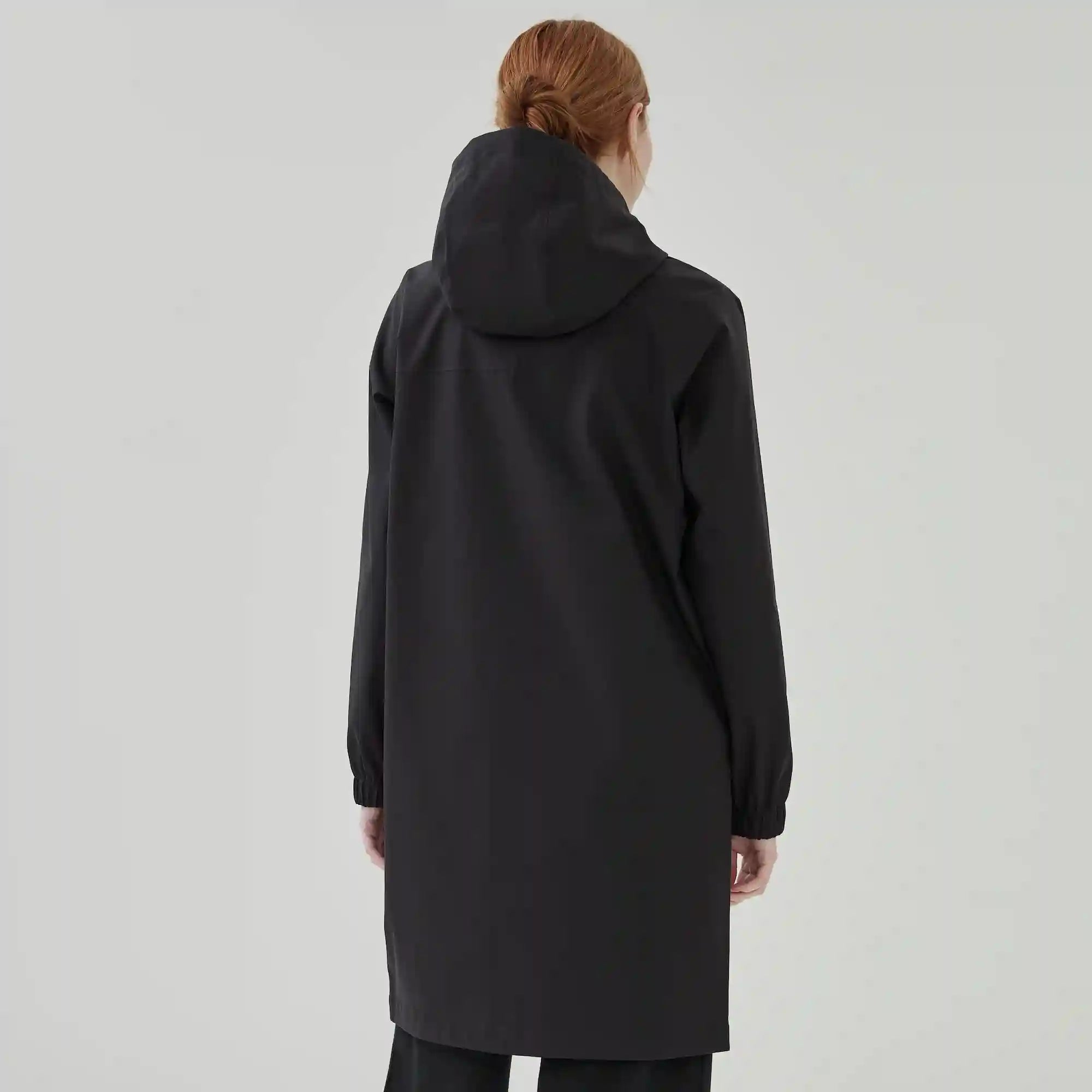 Hooded Midi Raincoat