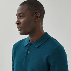 Men's Short Sleeve Polo Sweater