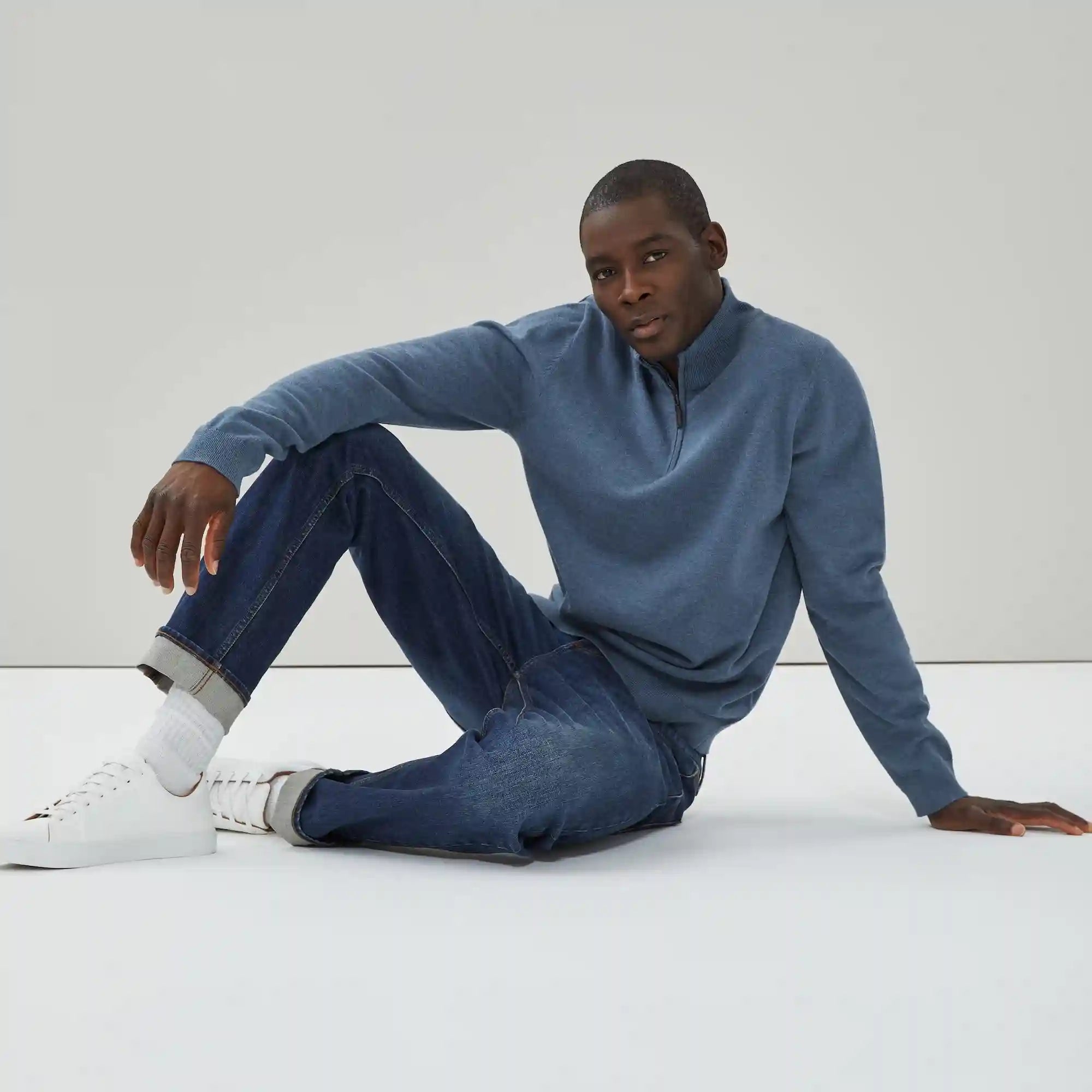 Men's Essential Quarter-Zip Sweater