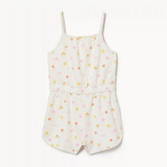Kid Girls' Terry Cloth Printed Romper