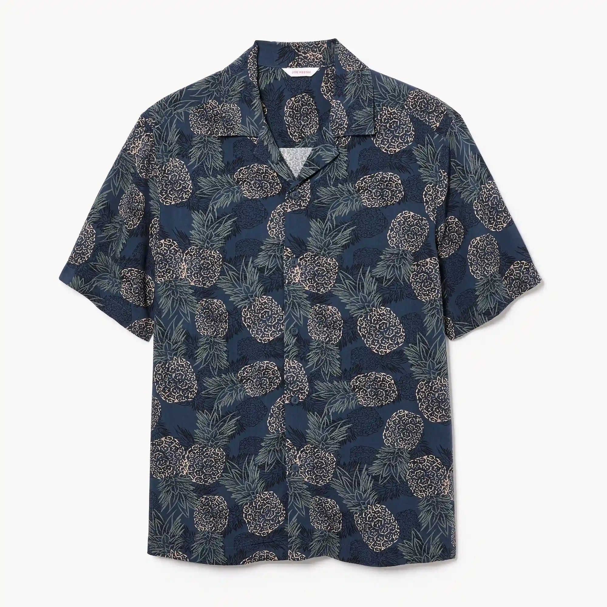 Men's Printed Button-Up Shirt