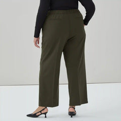 Women+ Wide Leg Pull-On Suit Pant
