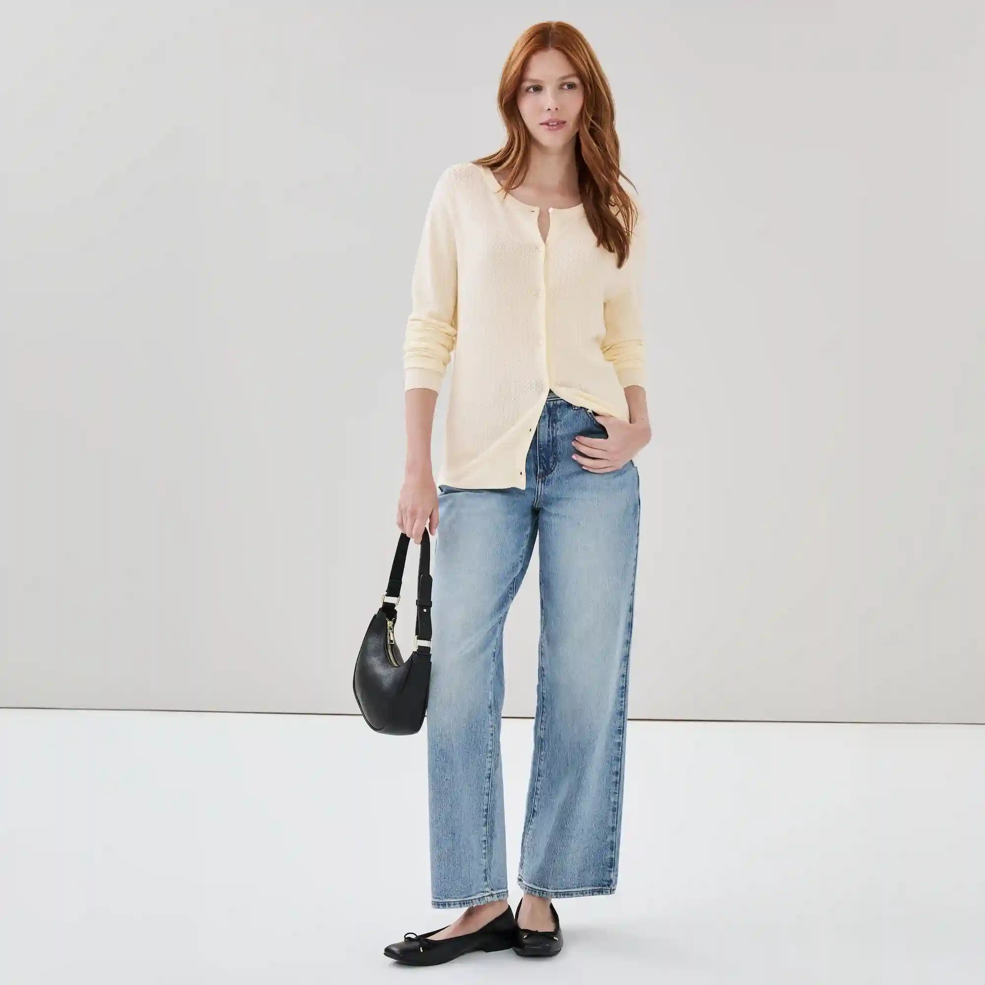 Pointelle Cardigan
