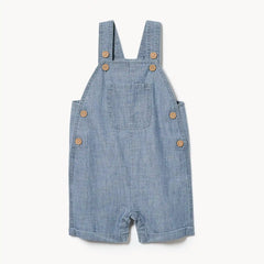 Baby Boys' Chambray Short Overall