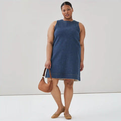 Women+ Denim Mini Dress