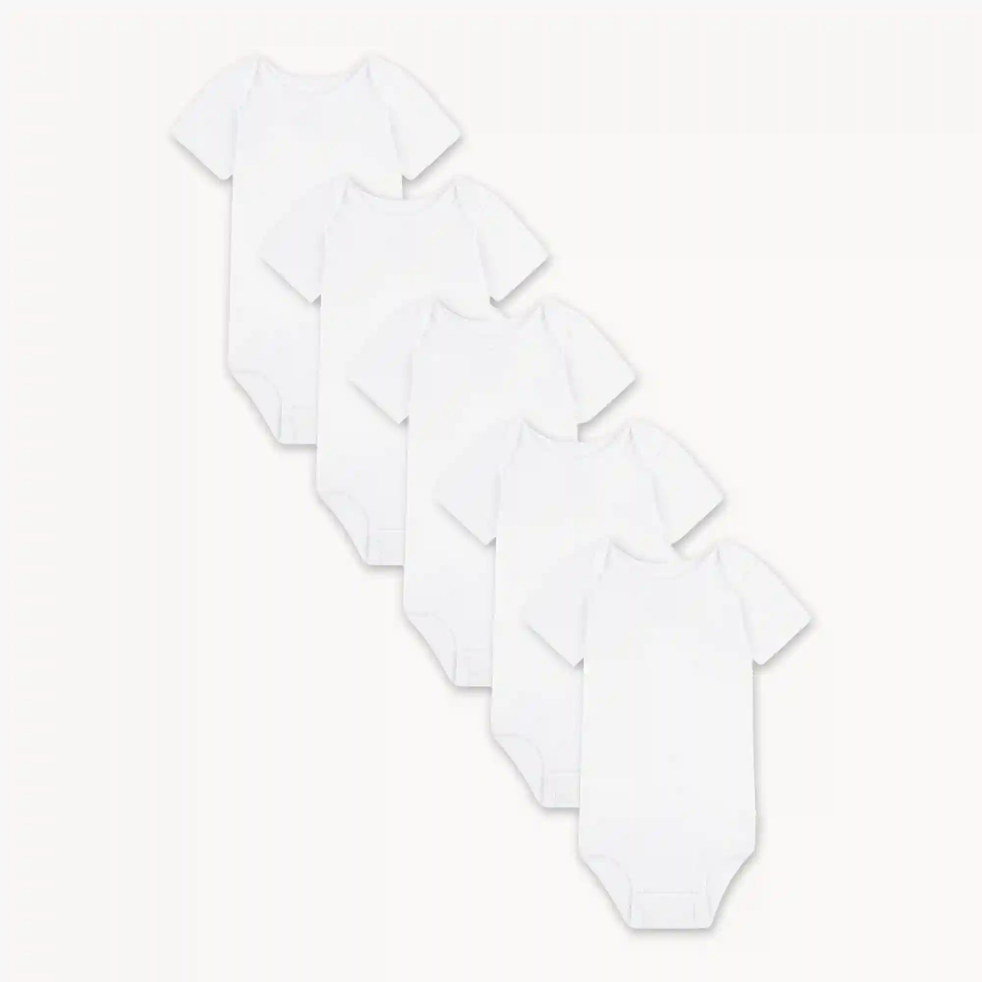 Newborn Huggies Organic Cotton Bodysuit 5-Pack