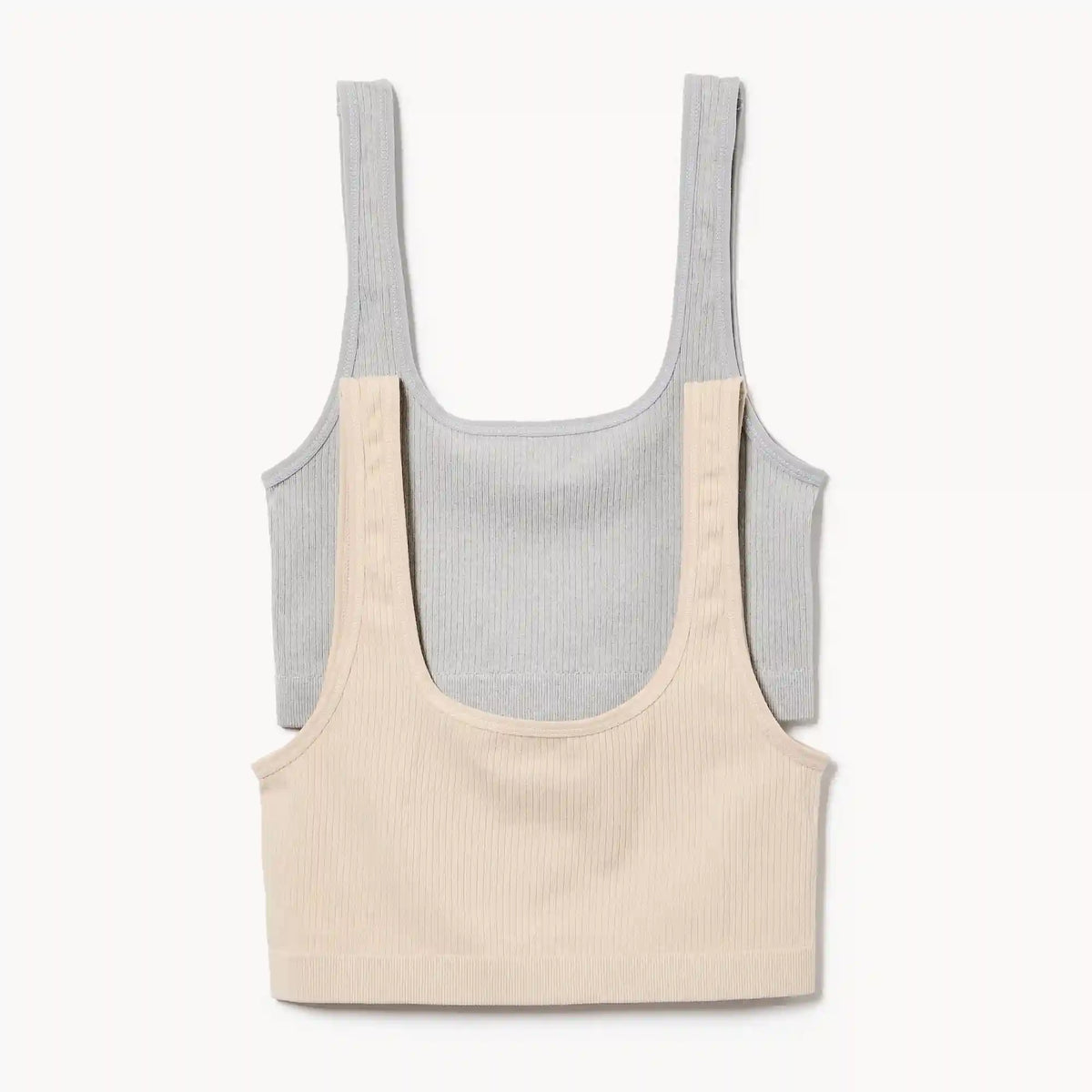 2-Pack Seamless Ribbed Bralette