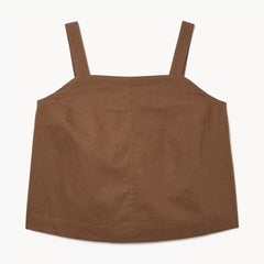 Women+ Linen Cotton Square Neck Tank