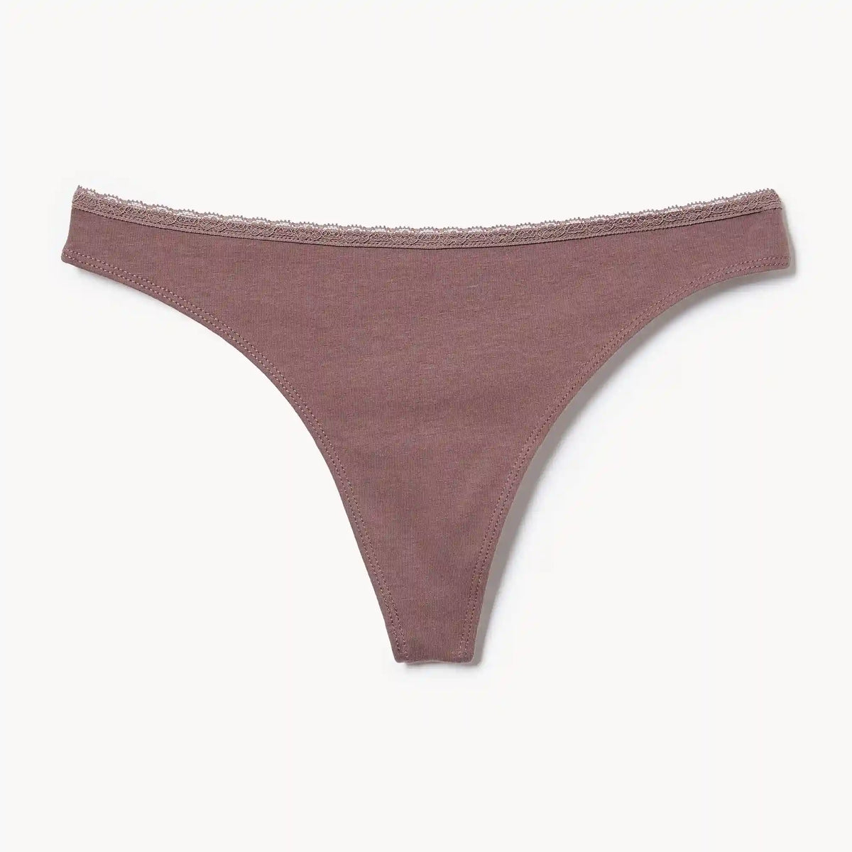 Cotton Lace Thong