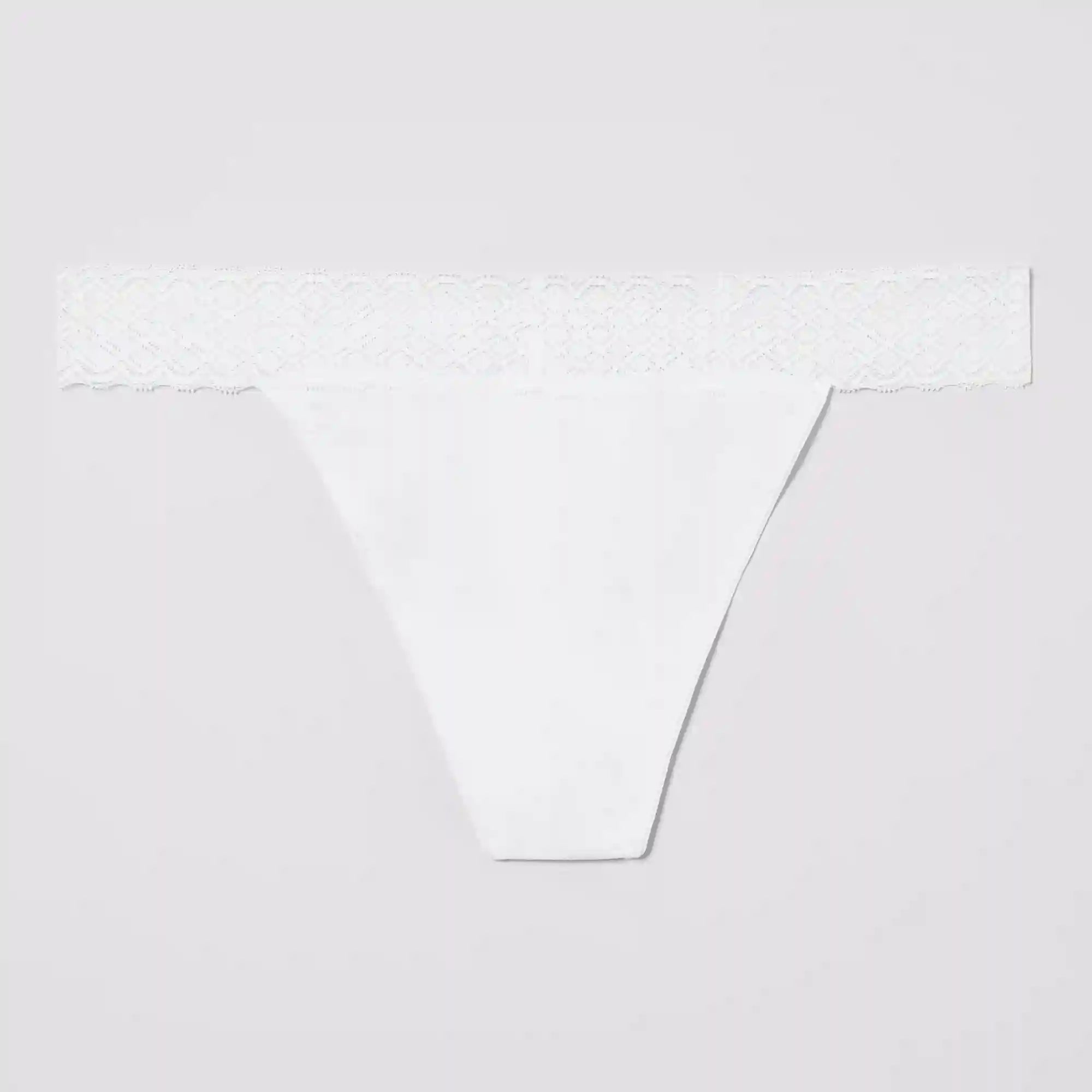 Women+ Cotton Lace Thong