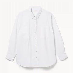 Women+ Oversized Linen Cotton Button-Up Shirt