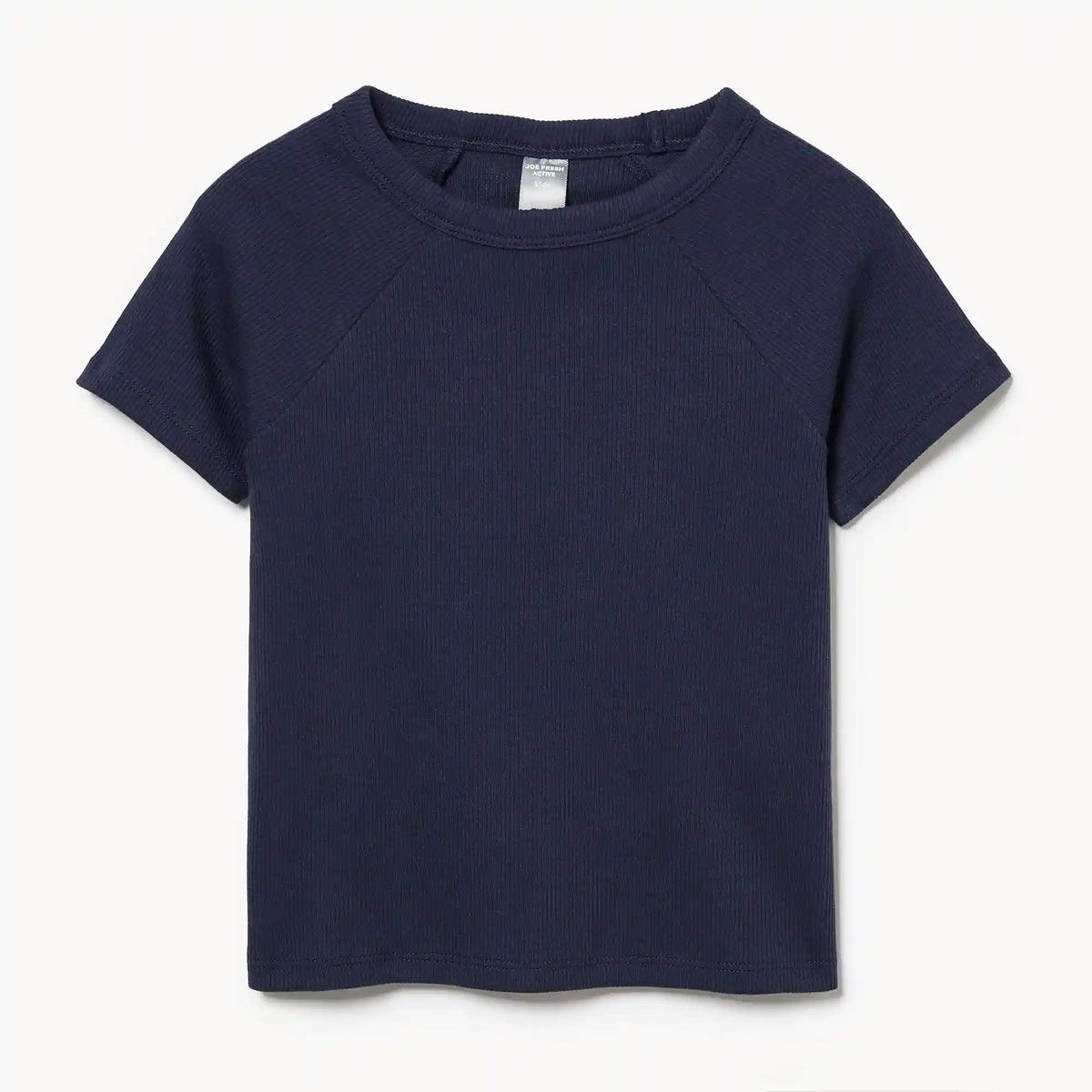 Kid Girls' Ribbed Cotton T-Shirt