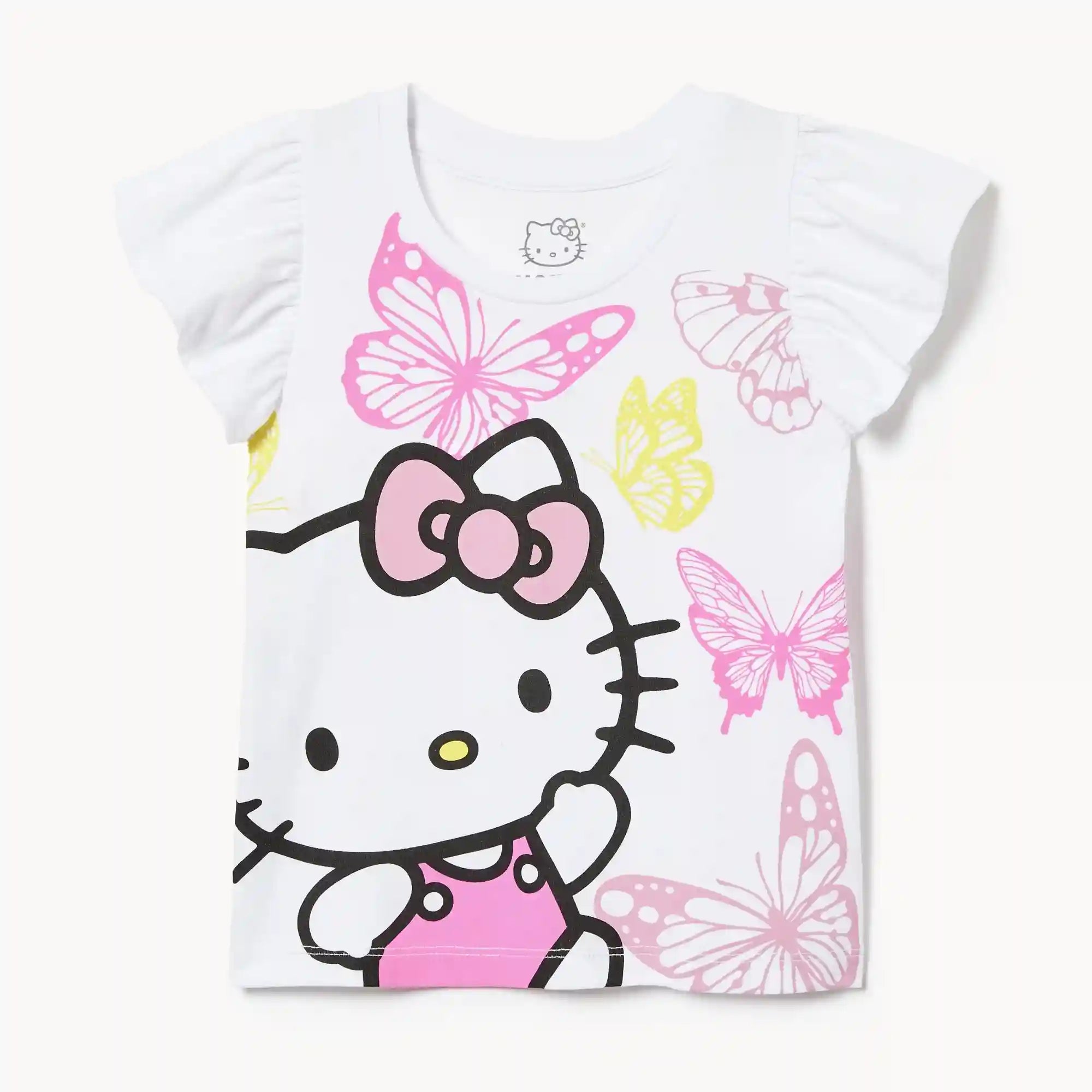 Toddler Girls' Hello KittyÂ® Ruffled T-Shirt