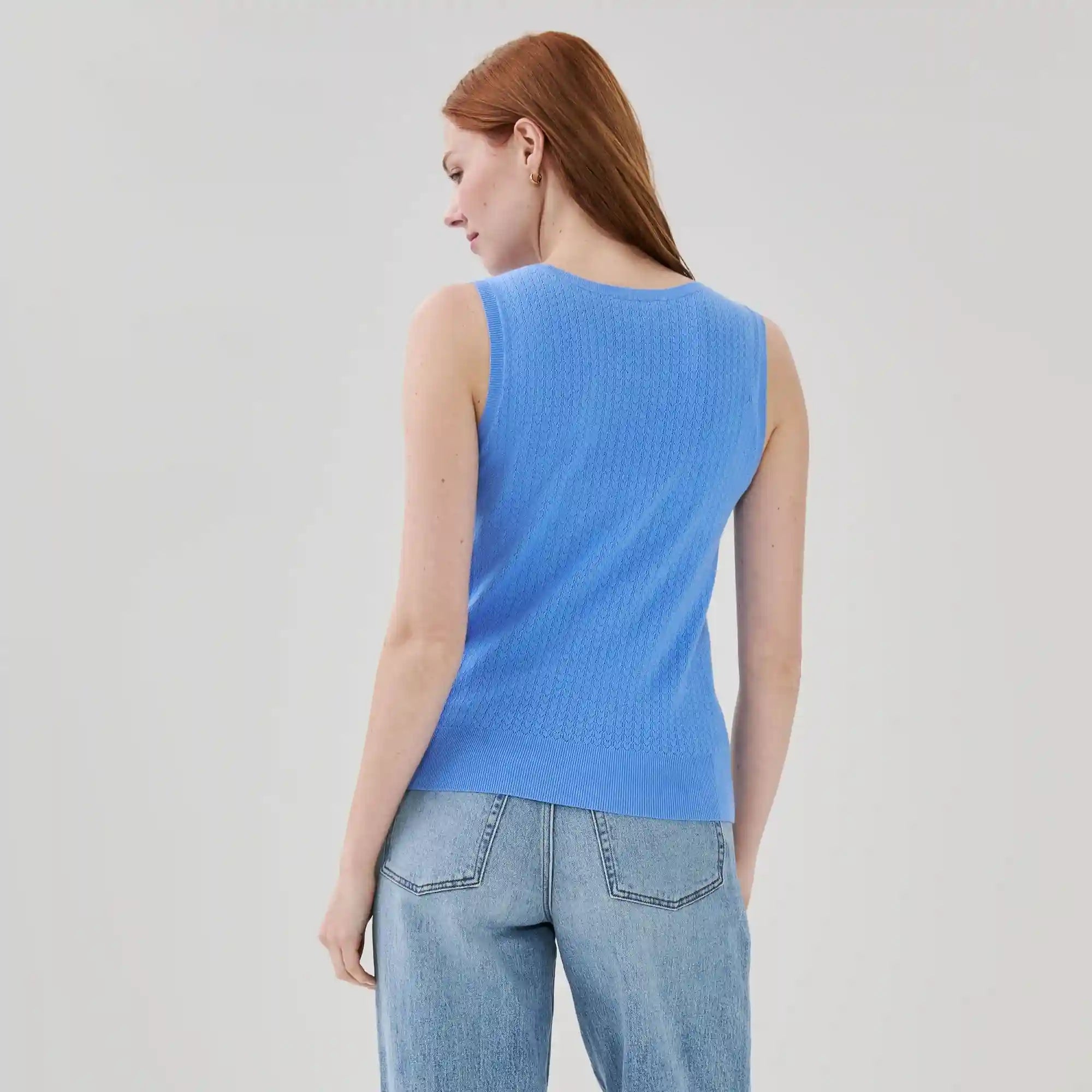Pointelle Tank