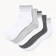 5-Pack Quarter-Crew Socks