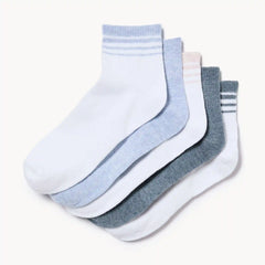5-Pack Quarter-Crew Socks