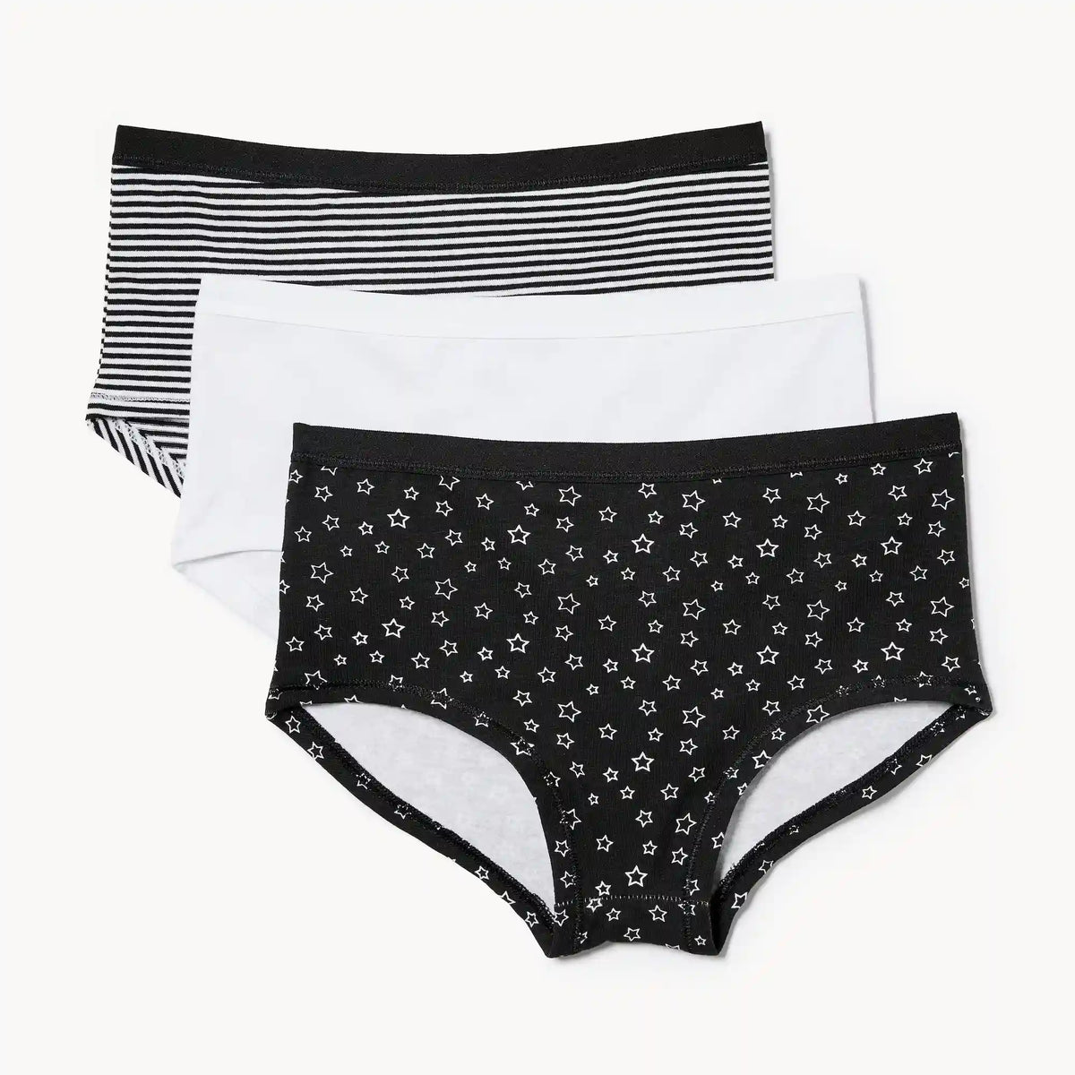 Kid Girls' 3-Pack Boyshort