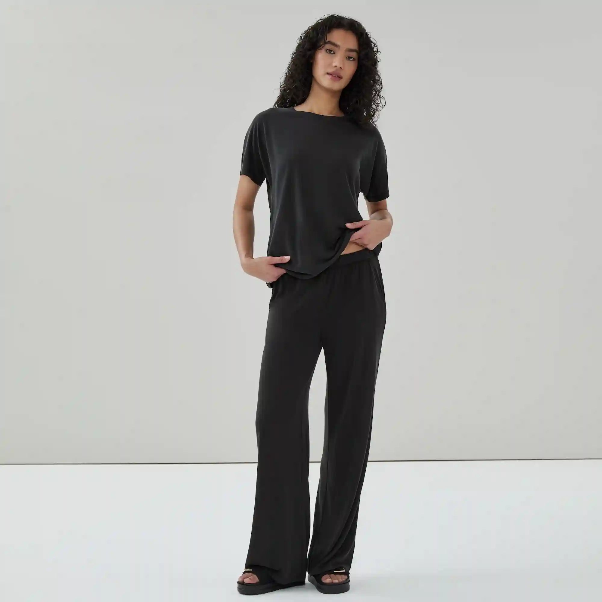 Sand Wash Wide Leg Pant
