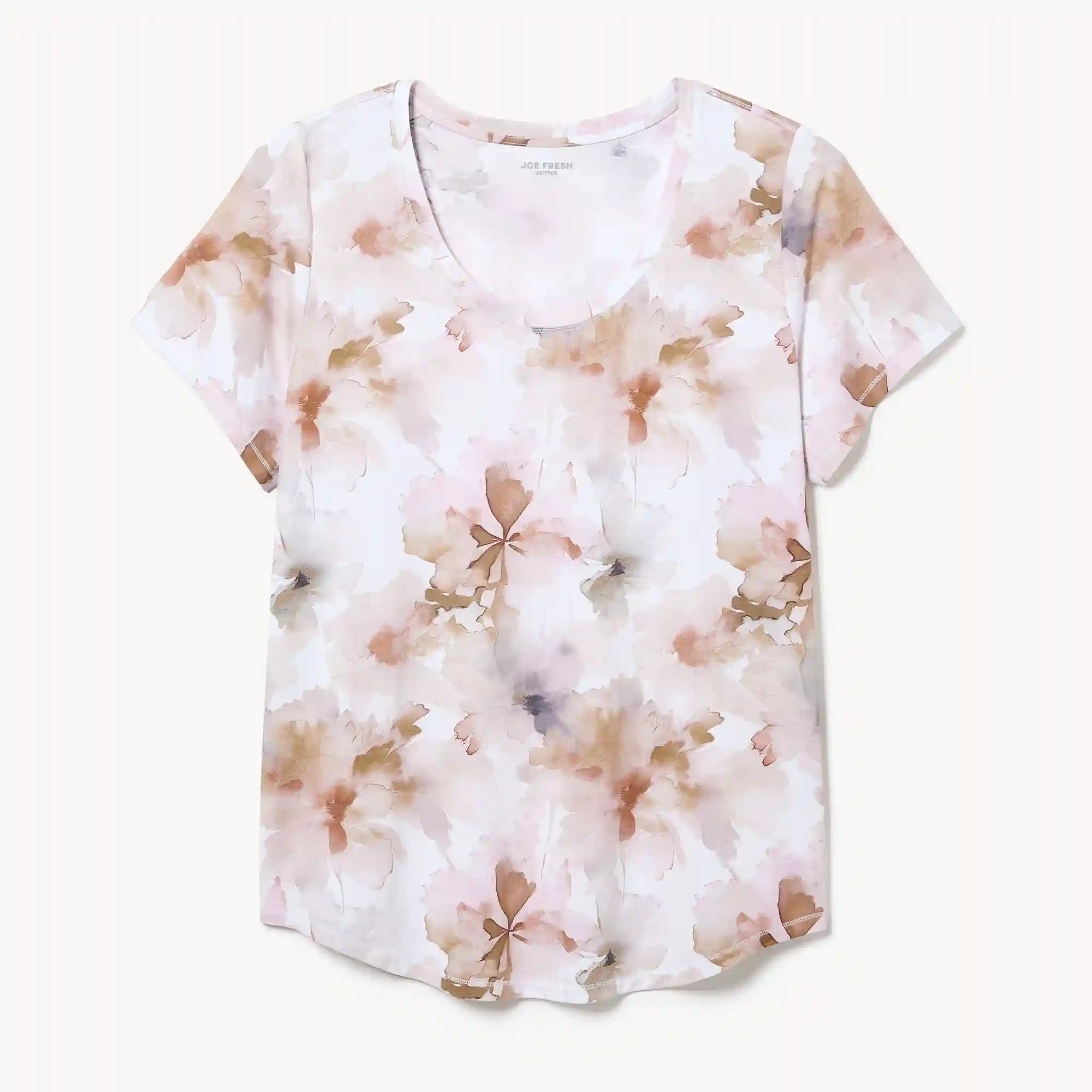 Women+ Active Printed Scoop Neck T-Shirt