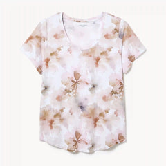 Women+ Active Printed Scoop Neck T-Shirt