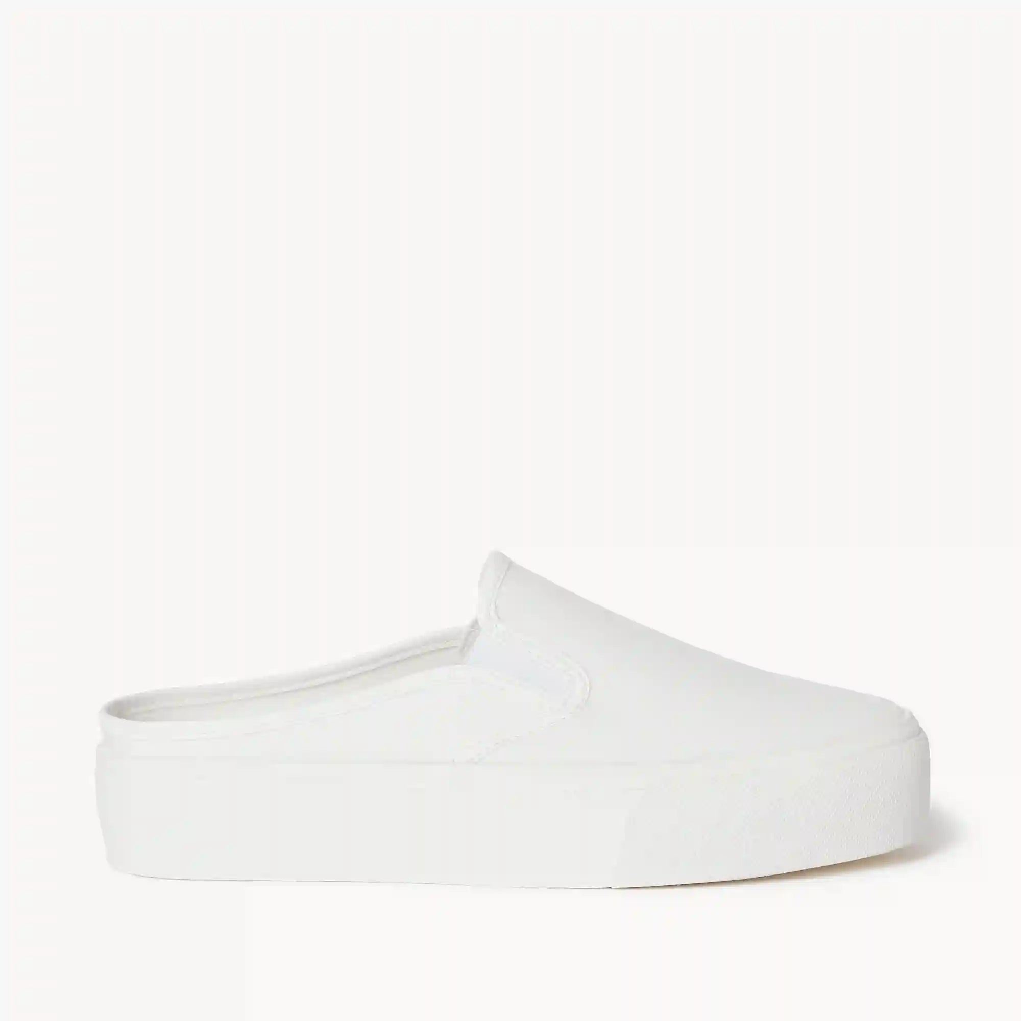 Canvas Slip-On Mules