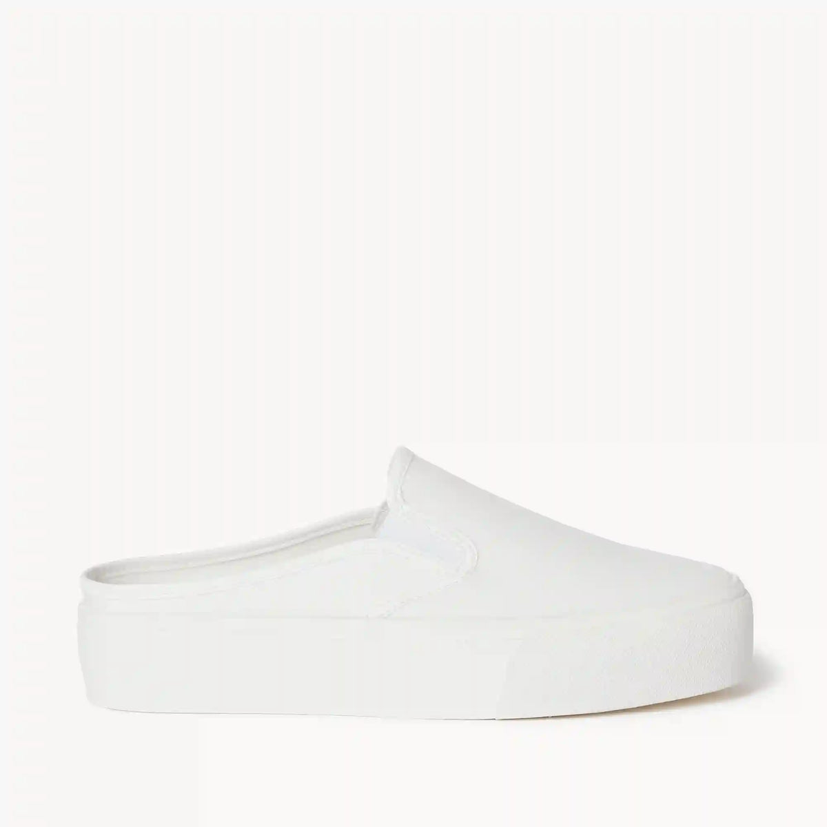 Canvas Slip-On Mules