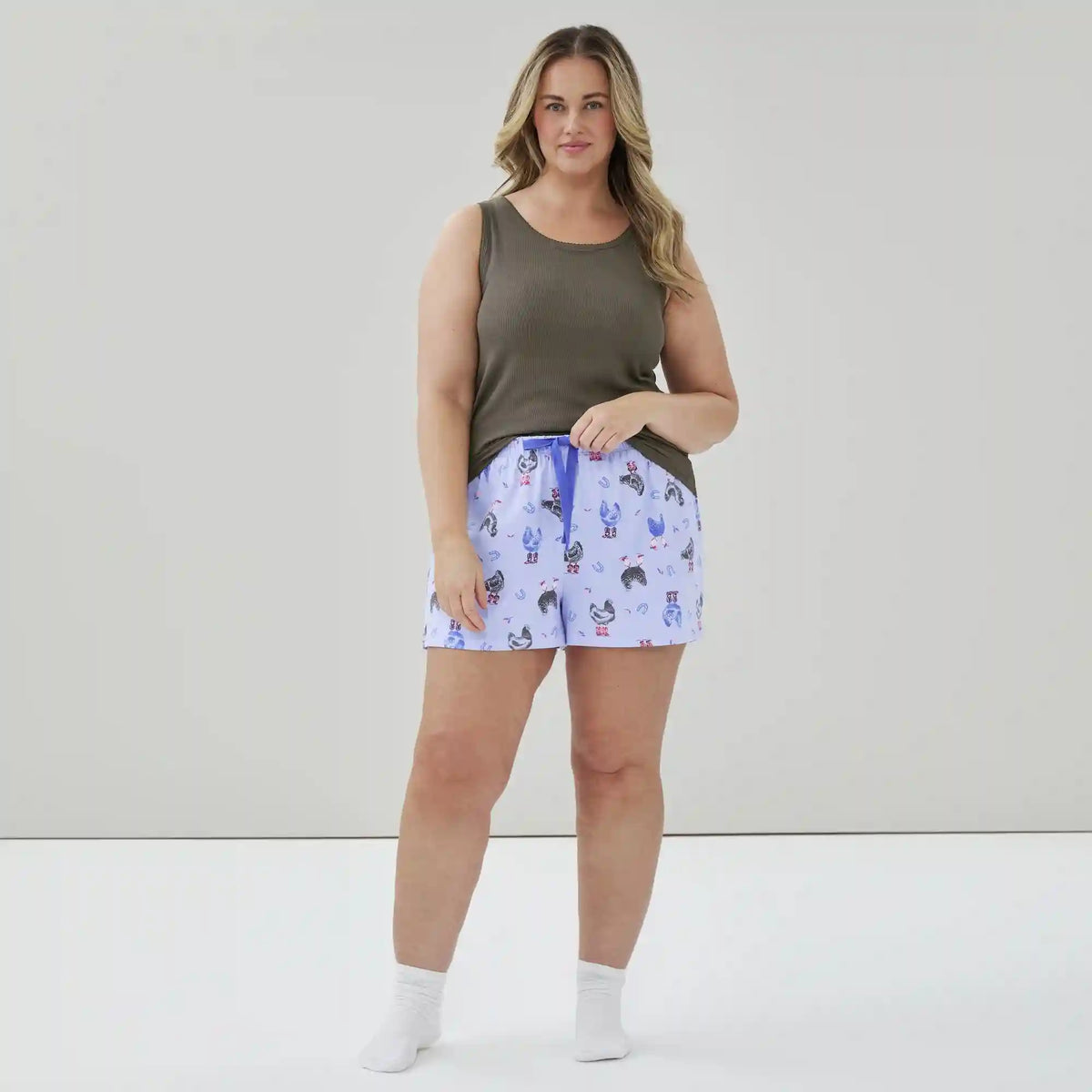 Women+ Printed Cotton Sleep Short