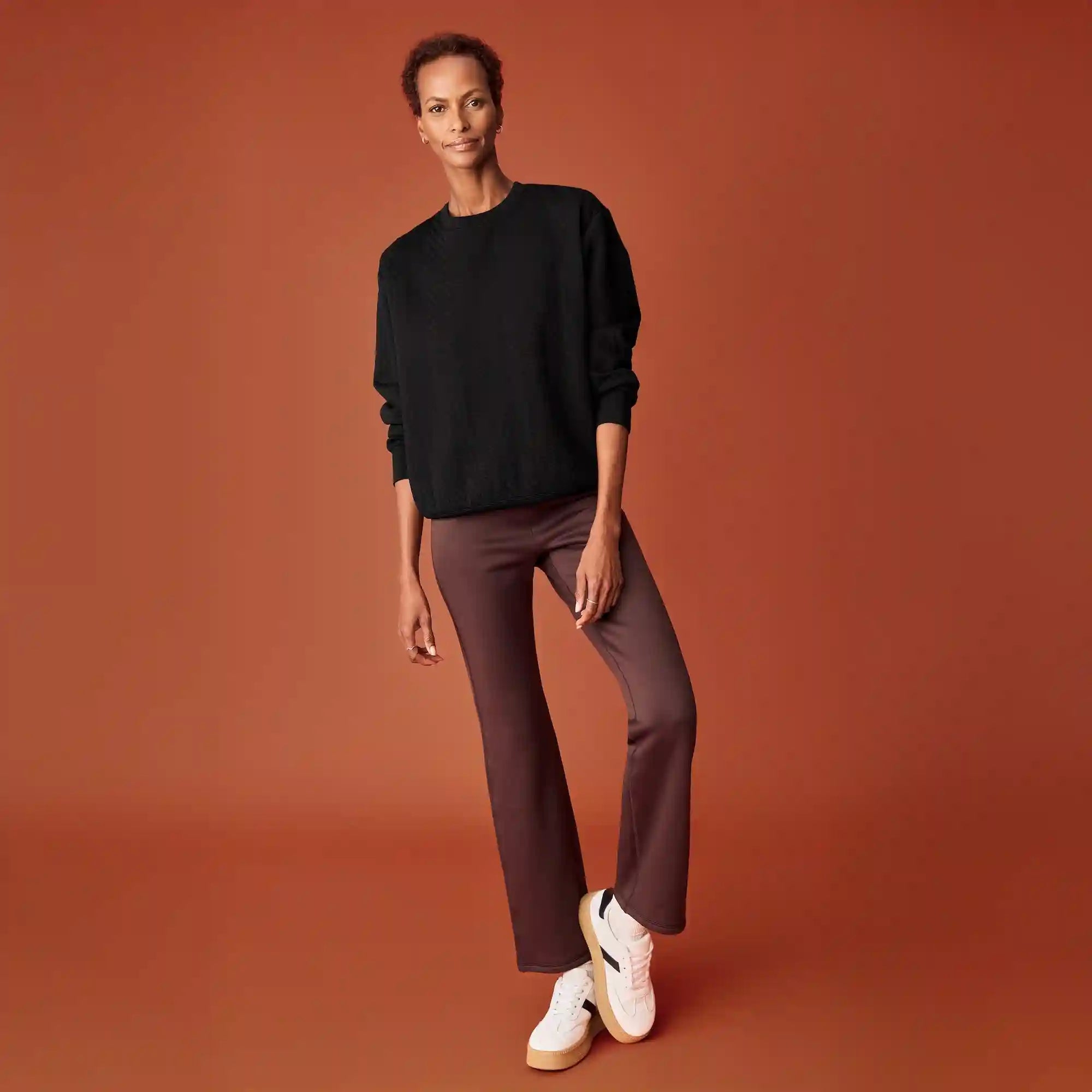 Active Quilted Sweatshirt