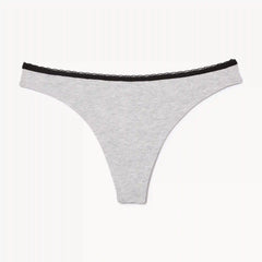 Lace Trim Thong