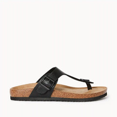 Buckled T-Strap Sandals