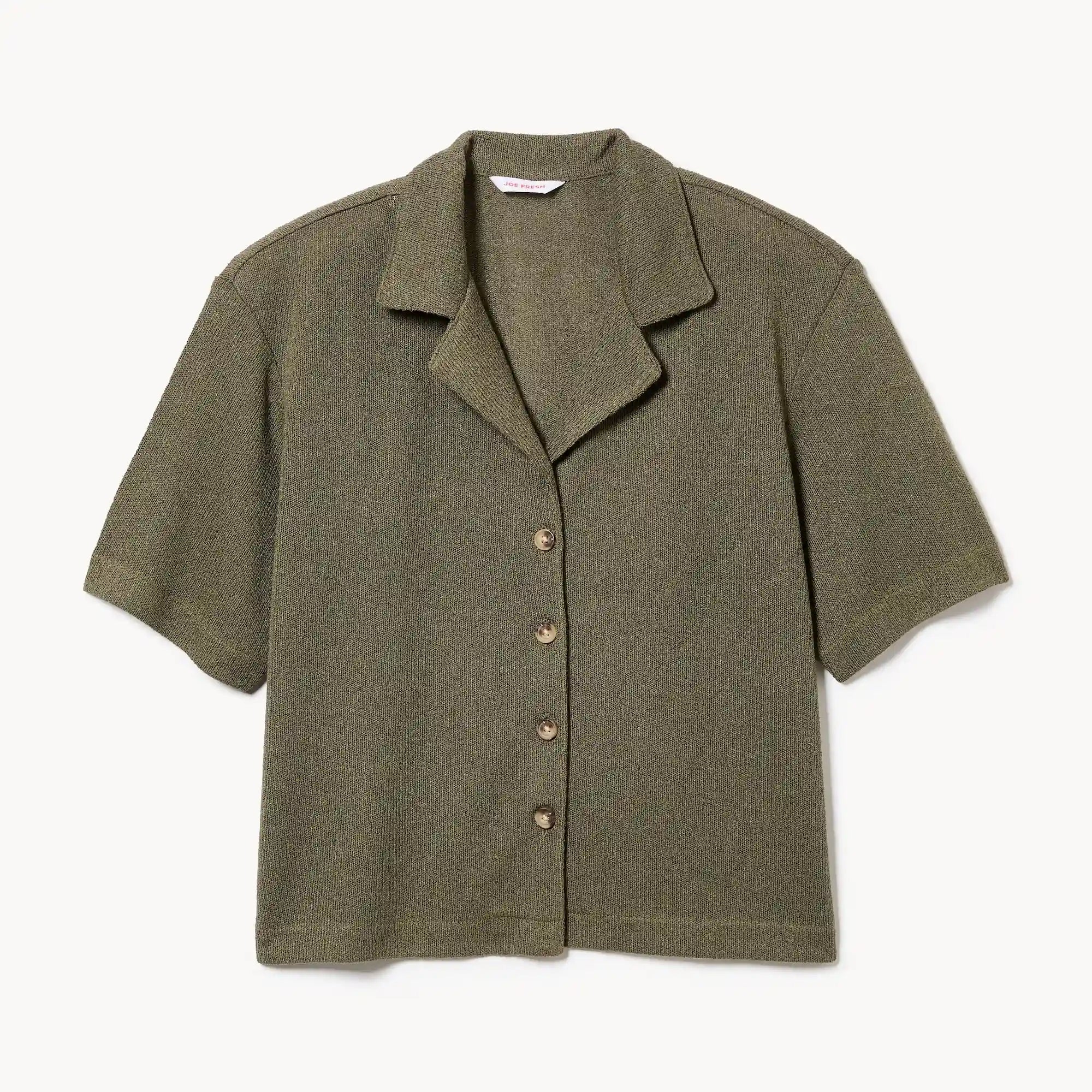 Relaxed Camp Collar Shirt
