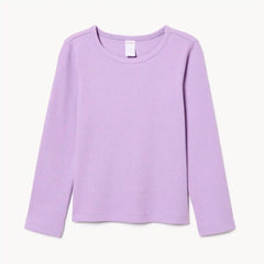 Toddler Girls' Ribbed Long Sleeve Top