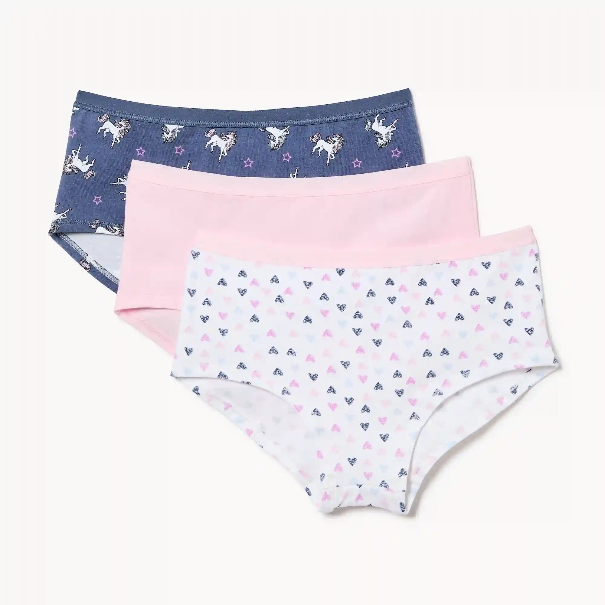 Kid Girls' 3-Pack Boyshort