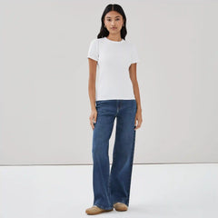 Slim-Fit Ribbed T-Shirt