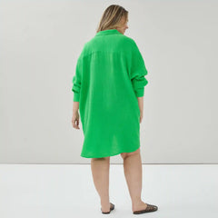 Women+ Gauze Button-Up Cover-Up