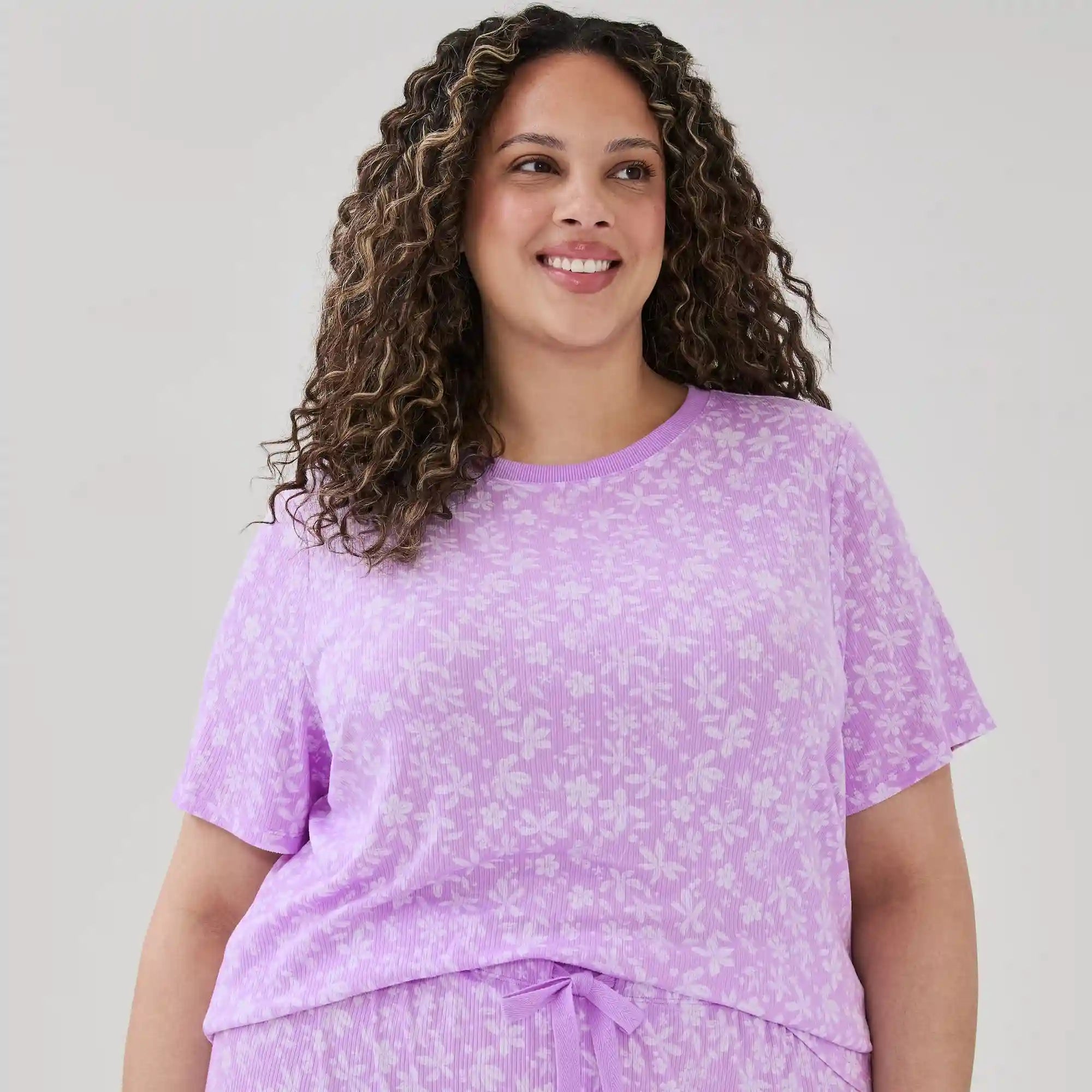 Women+ Printed T-Shirt Set