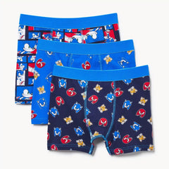 Kid Boys' Sonic The Hedgehog 3-Pack Boxer Briefs