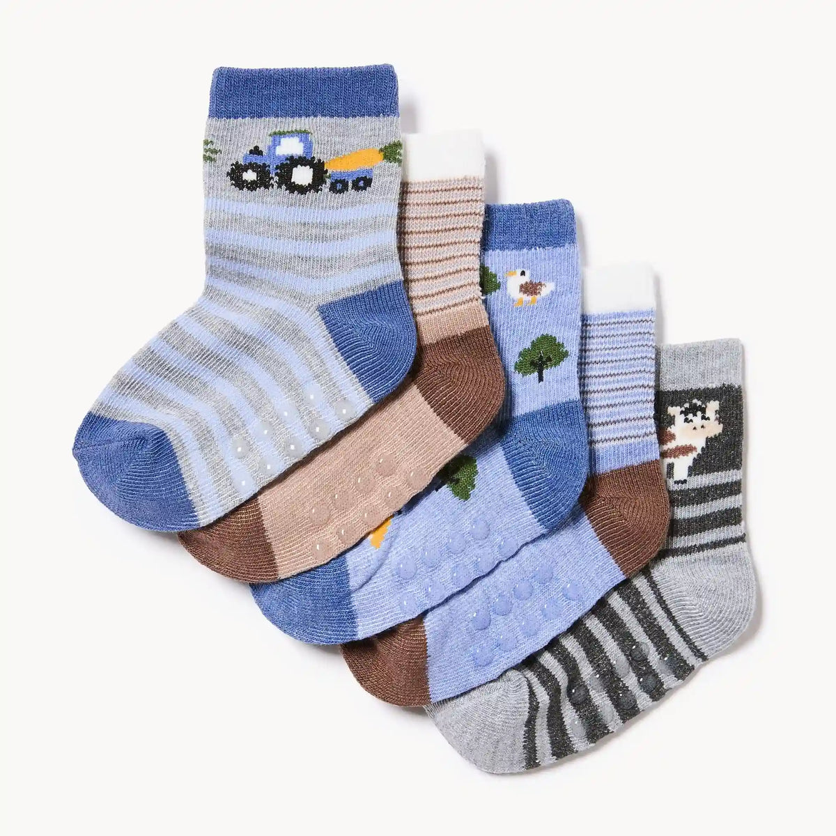 Baby Boys' 5-Pack Crew Socks