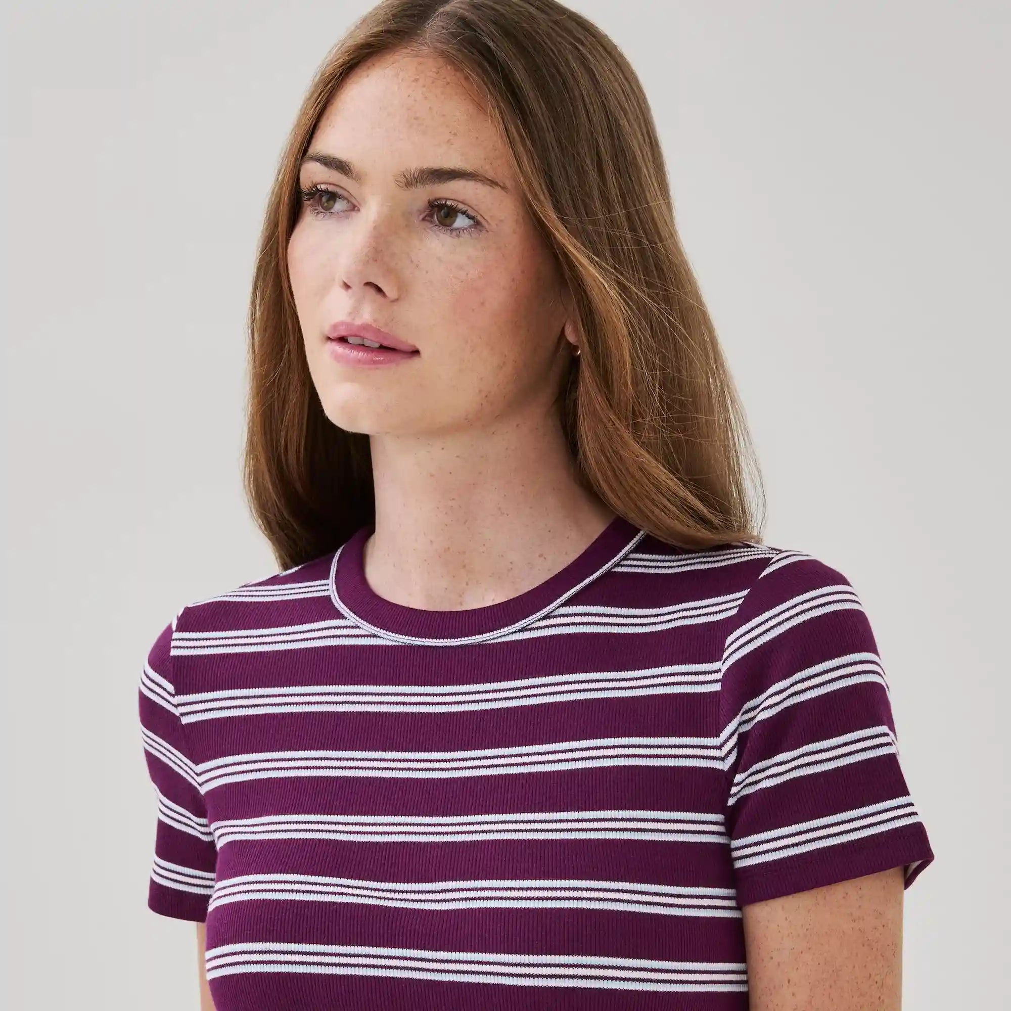 Slim Fit Ribbed T-Shirt
