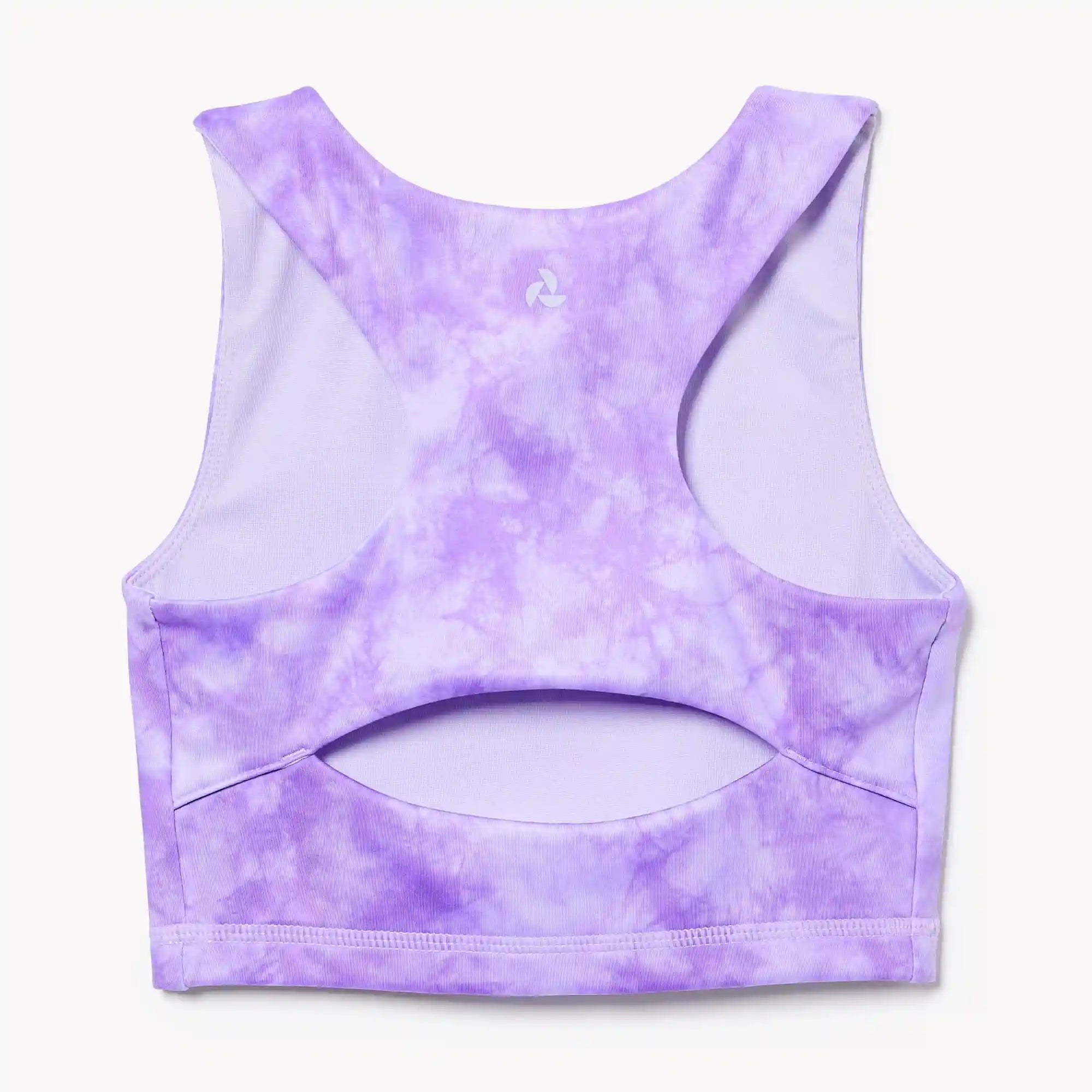 Kid Girls' Active Printed Cutout Sports Bra