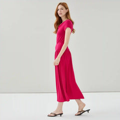 Drop Waist Maxi Skirt