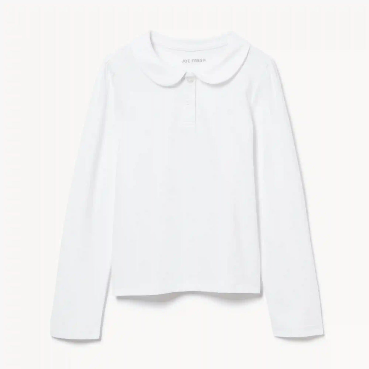 Kid Girls' Collared Uniform Long Sleeve Top
