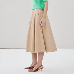 Flared Midi Skirt