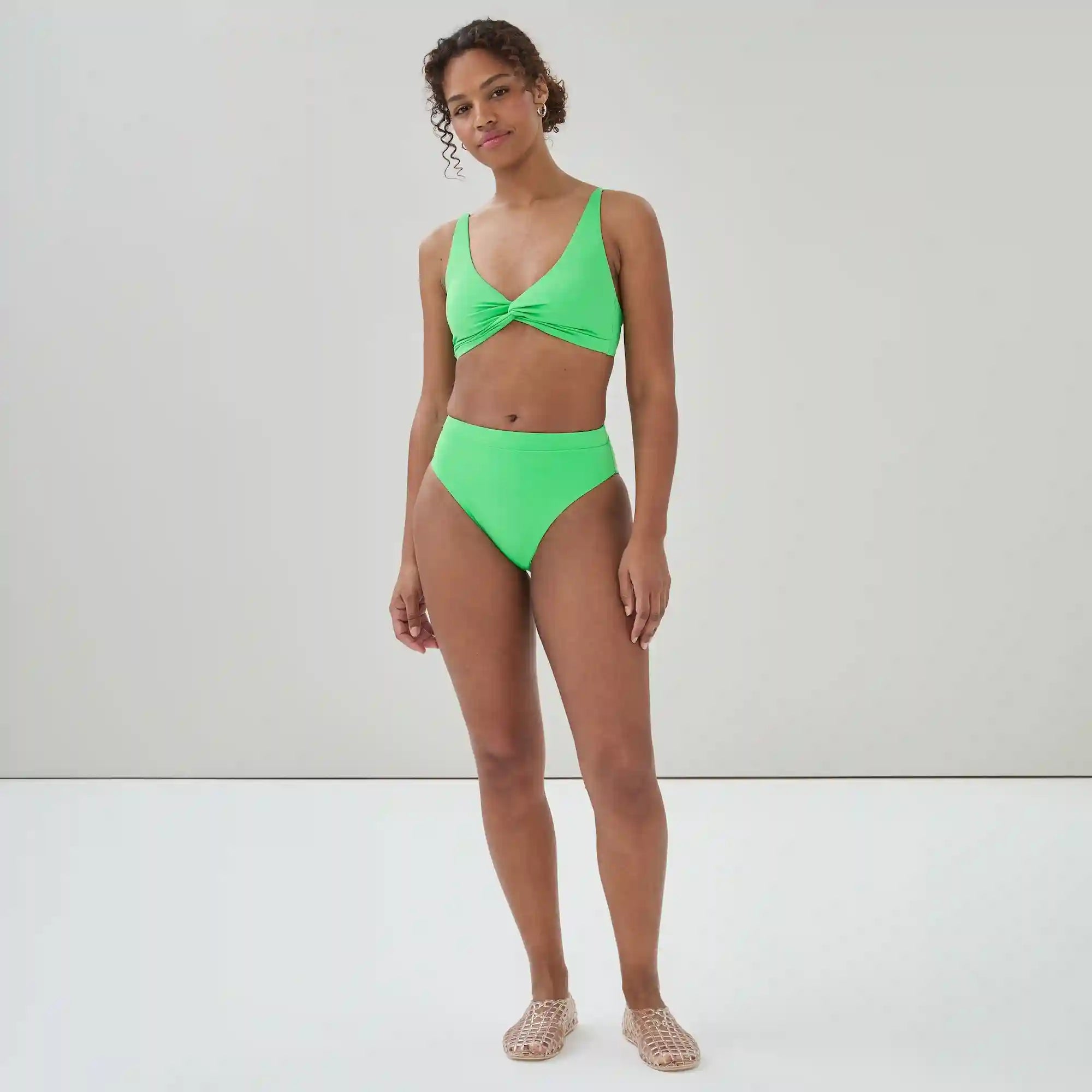 High Rise Bikini Bottom