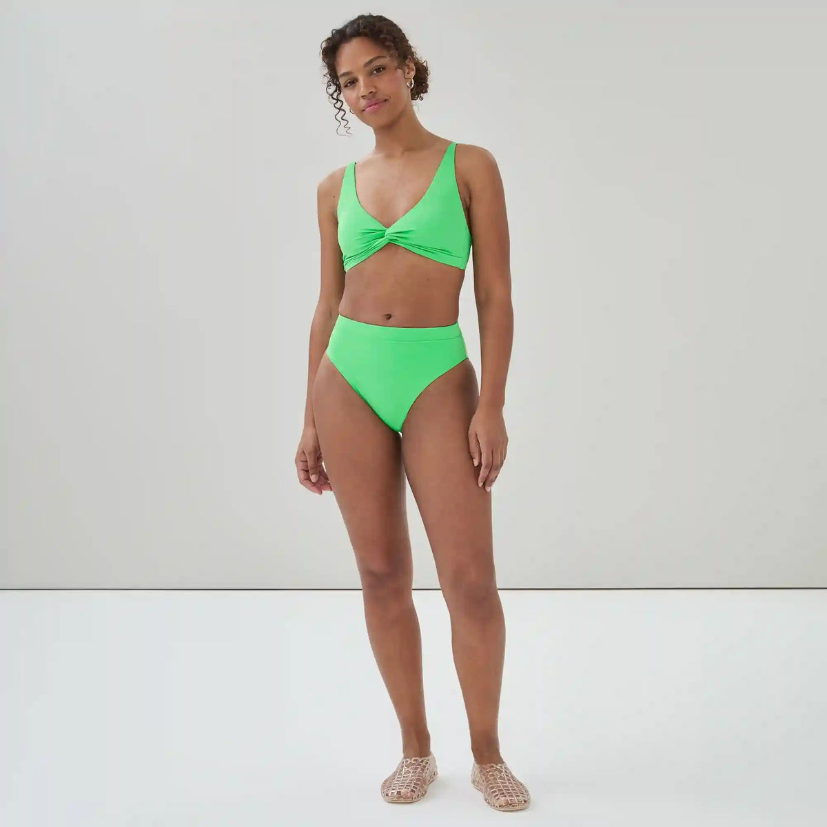 High Rise Bikini Bottom