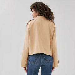 London Fog Cropped Trench Coat